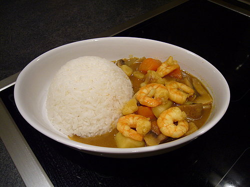 日式咖喱蝦飯 Japanese Prawn Curry with Rice